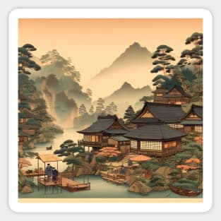 Japanese Art: Exploring Ancient Beauty and Modern Expression Sticker